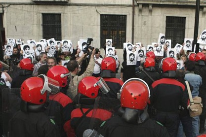 Manifestation de la gauche basque