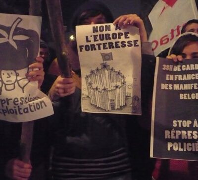 Rassemblement pour les manifestants de Vichy