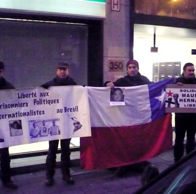 Rassemblement pour les prisonniers chiliens