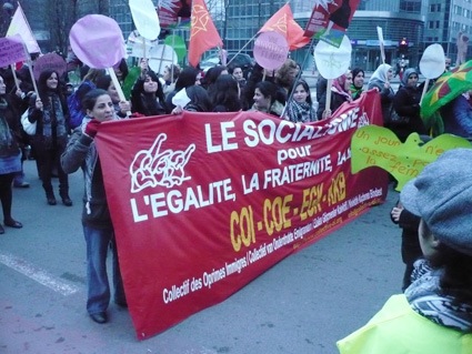 Manif pour la journée de la femme