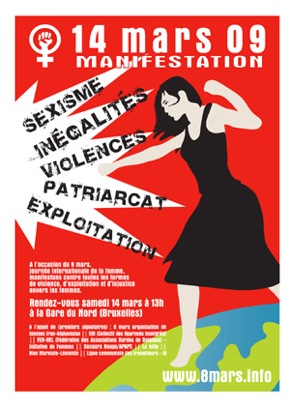 Affichette pour le 8 mars