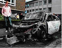 Action contre ISS à Gand