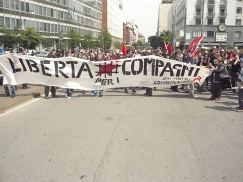 Manifestation à Milan