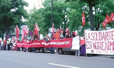 Manif en soutien au peuple iranien