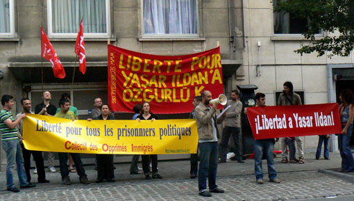 Manifestation pour Yasar Ildan