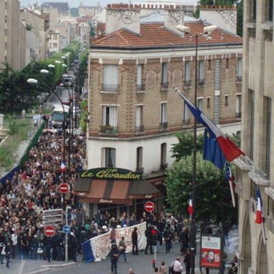 Manifestation à Montreuil