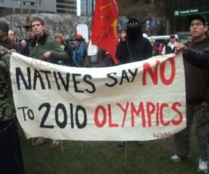 Contre les JO de Vancouver