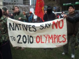 Contre les JO de Vancouver