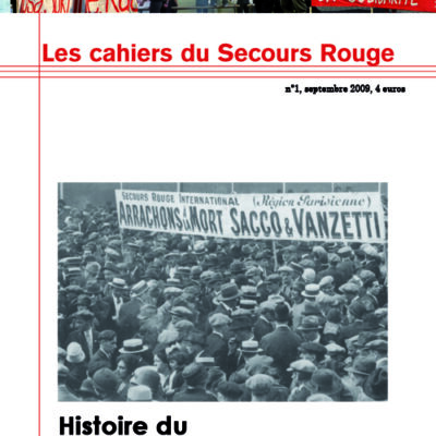 Jaquette du cahier 1