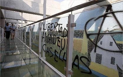 Action de solidarité avec Casellas