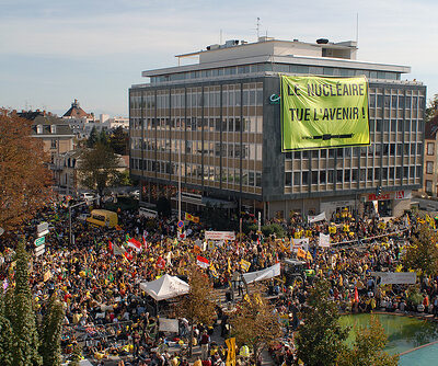 Manifestation antinucléaire à Colmar
