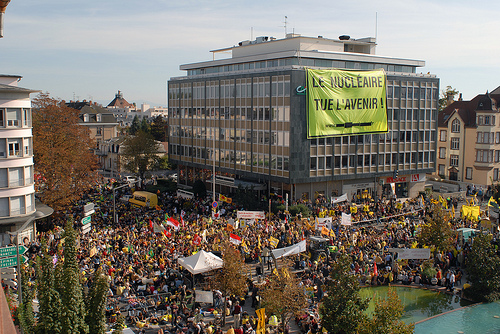 Manifestation antinucléaire à Colmar