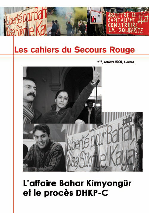 Jaquette du Cahier numéro 3