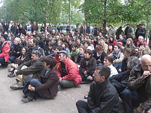 Manifestation de soutien à Poitiers
