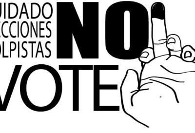 Affiche appelant au boycott