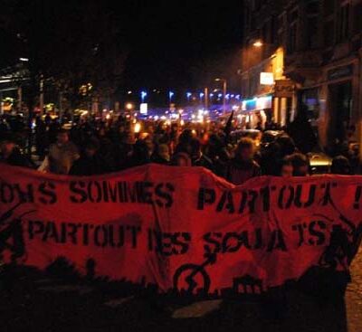 Manifestation pour la chauve souris à Liège