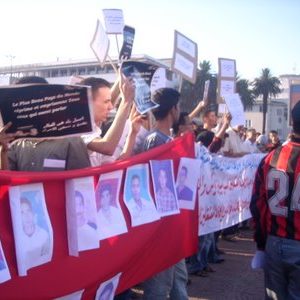 Manifestation à Marrakech