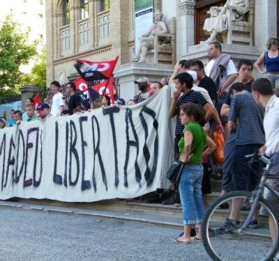 Rassemblement de solidarité avec Casellas