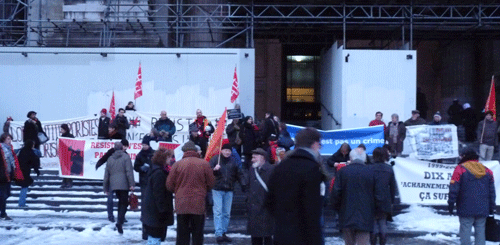 Rassemblement au verdict du DHKP-C