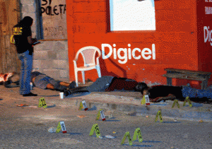 Scène de crime au Honduras