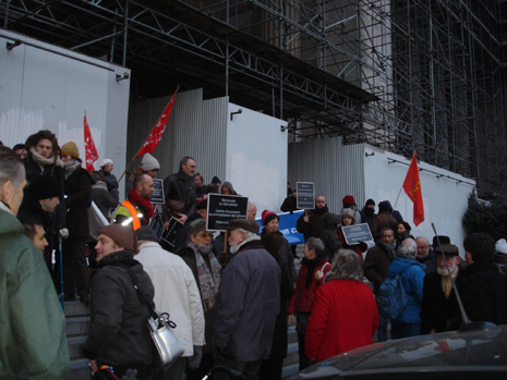 Rassemblement au procès DHKP-C