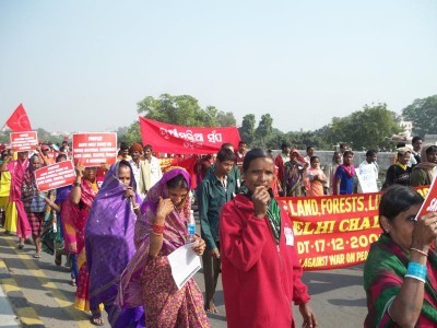 Manifestation contre l'opération Green Hunt