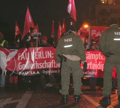 Manifestation de soutien à la FAU Berlin