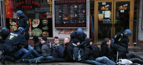 Arrestations à Copenhague