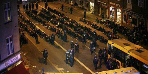 Arrestations à Copenhague