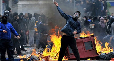 Manifestation à Athènes