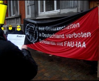 Manifestation pour la FAU