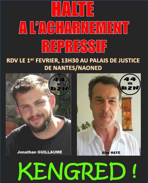 Affiche pour les indépendantistes bretons