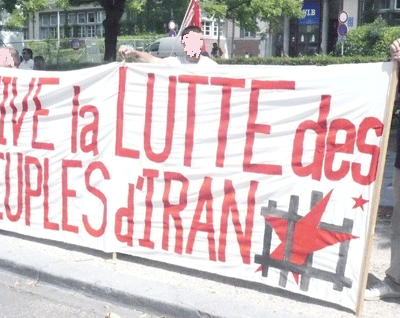 Manifestation pour le peuple iranien