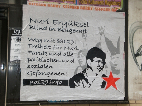 Affiche contre le §129