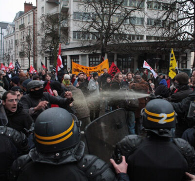 Manifestation des précaires à Rennes