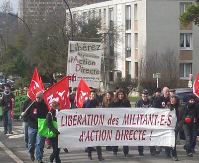 Manifestation pour les prisonniers d'Action Directe