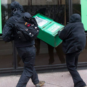 Manifestation aux JO de Vancouver