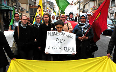 Manif de solidarité avec les arrêtés du PKK
