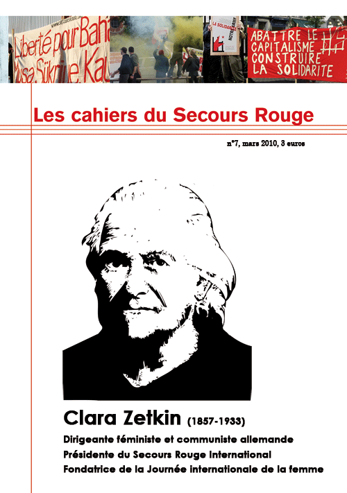 Jaquette du cahier n°7