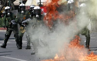 Affrontements en Grèce