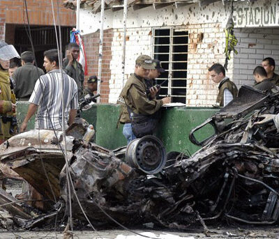 attaque des FARC contre l'armée (novembre 2003)