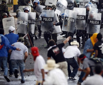 Manifestation à Tegucigalpa