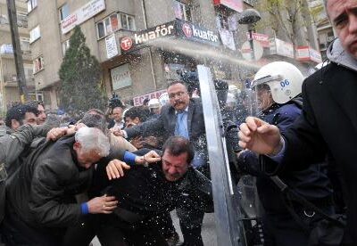 Manifestation des ouvriers de Tekel