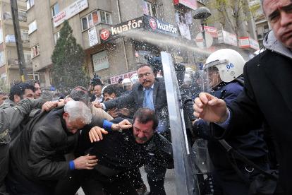 Manifestation des ouvriers de Tekel