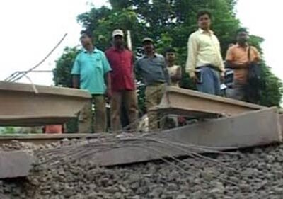 Sabotage de voie ferrée par les maoïstes indiens