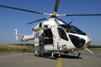 Hélicoptère de la police fédérale