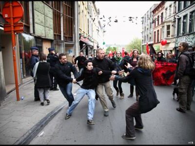 Arrestations au Premier mai à Gand