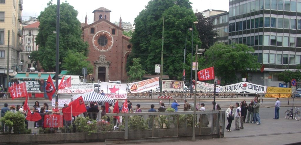 Procès des membres du PCPM à Milan