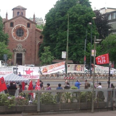 Procès des membres du PCPM à Milan