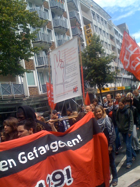 Manifestation à Düsseldorf contre le §129b